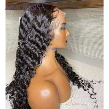 Sunlight human hair lace front brazilian virgin cuticle aligned raw indian brazilian human hair virgin hair vendor